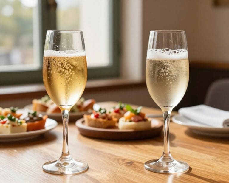 cava of prosecco