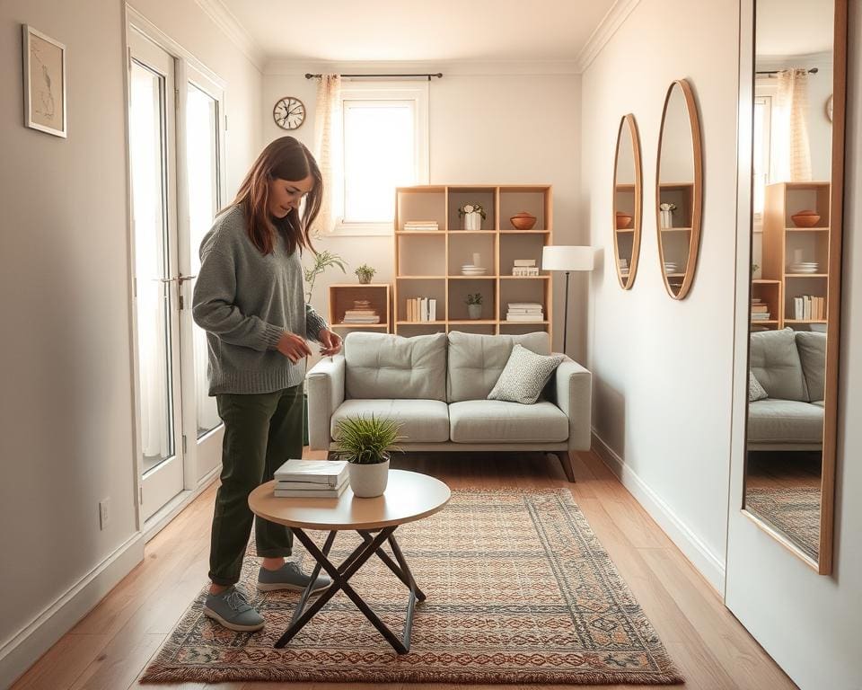 smalle woonkamer