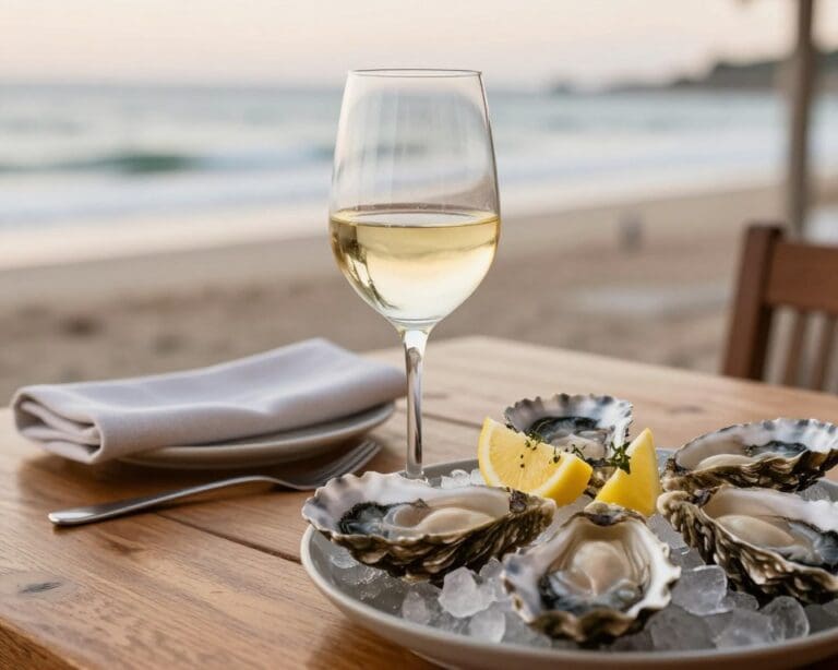 wijn bij oesters