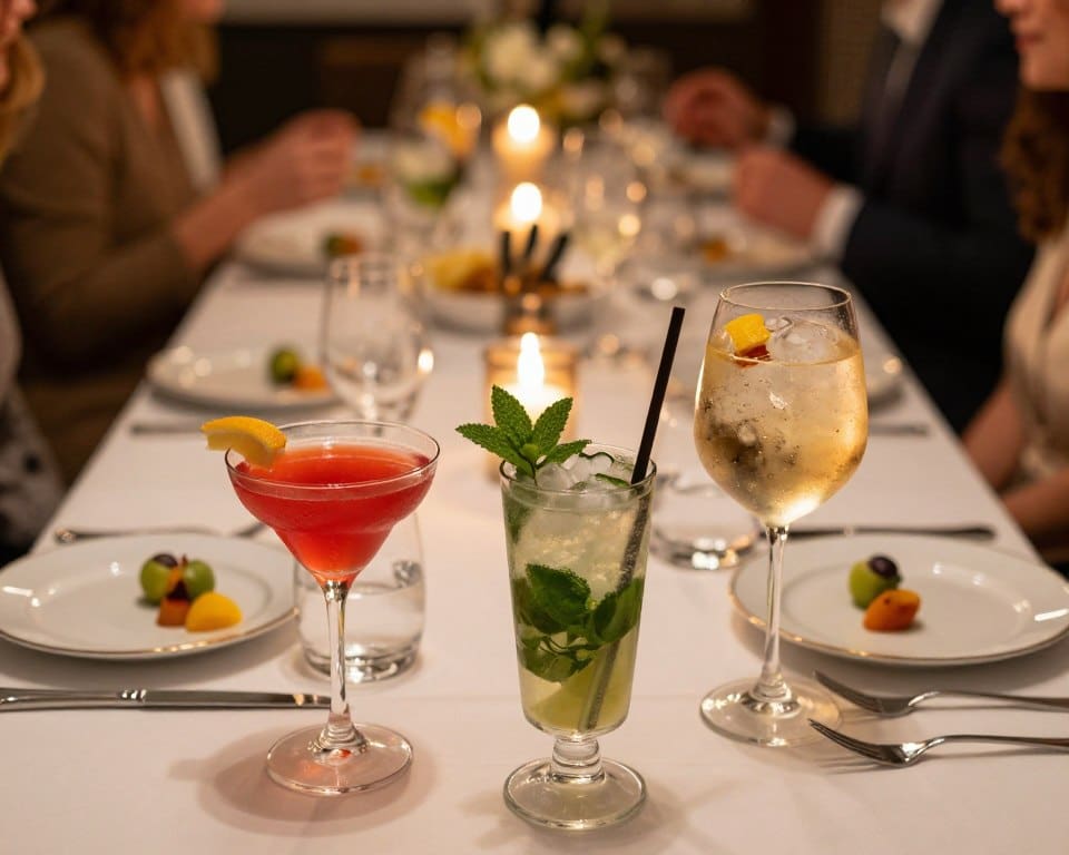 cocktails bij diner