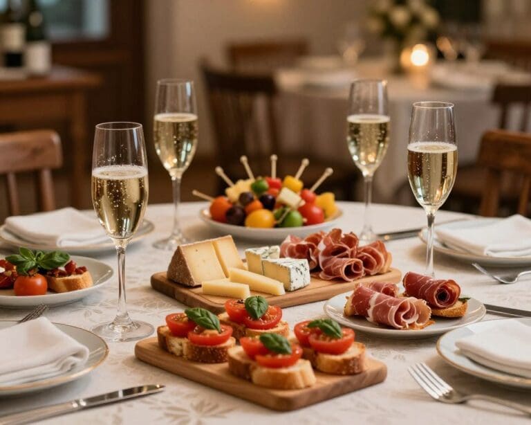 hapjes bij prosecco