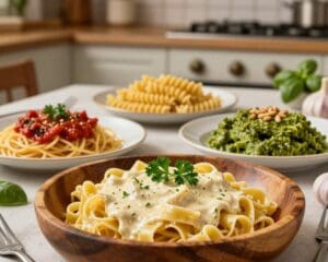 pasta en saus