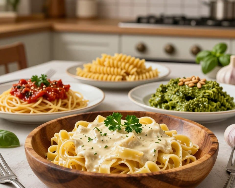 pasta en saus